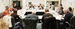 MEETING TIME : The Downtown Association's board of directors meets at City Hall in San Luis Obispo on the second Tuesday of the month at 7:30 a.m. - PHOTO BY STEVE E. MILLER