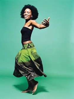 WEST AFRICAN CHANTEUSE : International singing star Lura plays Cal Poly's Spanos Theatre on April 17 - PHOTO COURTESY OF LURA