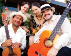 FLOWER POWER :  Cascada de Flowers (waterfall of flowers) plays the Red Barn in the South Bay Community Park on June 2, exploring the musical traditions of Mexico, Cuba, and Puerto Rico. - PHOTO COURTESY OF CASCADA DE FLORES