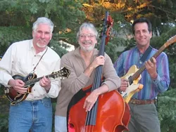 FACE OFF : (Left to right) Mandolinist Tom Walters, bassist Ken Hustad, and guitarist Bruce Corelitz are Inner Faces, performing April 7 at the Red Barn in the South Bay Community Park in Los Osos. - PHOTO COURTESY OF INNER FACES