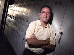 A TEST IS A TEST IS A TEST: Will Jones, principal of San Luis Obispo High School, believes good students will always excel regardless of test format, but "overall, it comes down to the fact that multiple choice is the easiest one to score." - CHRISTOPHER GARDNER