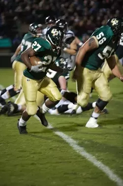 SOPHOMORE STANDOUT : Slotback James Noble set a school rushing record during his freshman campaign. He is one of several younger players anchoring the offense. - PHOTO BY PATRICK M. KLEMZ