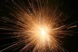 FIRE IN THE SKY : Legal fireworks are typically few and far between throughout most of San Luis Obispo County. - FILE PHOTO
