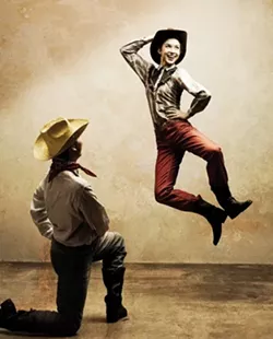 YEE-HAW! : Michelle McLaughlin and Asael Picasso will be kicking up their heels in Rodeo. - PHOTO BY BARRY GOYETTE