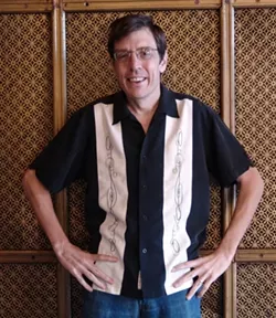 GEEK WITH GAME : He may look like a dork, but The Geechy Guy is one of the hottest comics in America. See him Aug. 16 at the Embassy Suites when radio station New Rock 107.3FM will host "Summer Comedy Jam." - PHOTO COURTESY OF THE GEECHY GUY