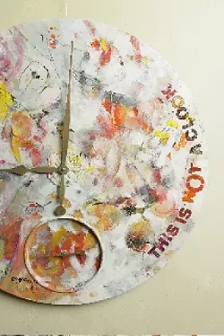 THIS IS NOT A CLOCK : By Robert Burridge - PHOTO BY STEVE E. MILLER