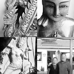 TRY THAI : Wanda and Ron Miner recently opened an import store that practically transports visitors directly to Thailand. - PHOTO BY STEVE E. MILLER