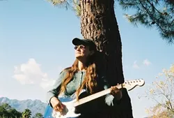 THE CONTENDER : San Francisco folksinger Nina Jo Smith will be among more than a dozen songwriters featured the next West Coast Songwriters Showcase Competition: Sept. 2 at Linnaea's Cafe . - PHOTO COURTESY OF NINA JO SMITH