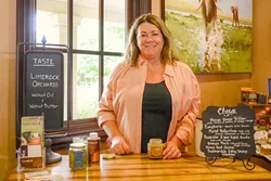 PURVEYOR OF WALNUT BLISS: Deanne Gonzales, co-owner of Limerock Orchards, loves exposing folks to the wonders of her homegrown walnut oil and butter. - PHOTO COURTESY OF AMY JOSEPH