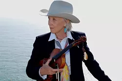 FIDDLE CHAMP: Bluegrass queen Laurie Lewis & Right Hands play Castoro Cellars Winery on May 7. - PHOTO COURTESY OF LAURIE LEWIS