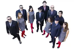 SOUL TRAIN : The Inciters return to Frog and Peach on Feb. 6, complete with phat horns and four female vocalists. - PHOTO BY TERRY WAY