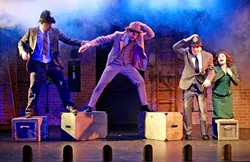 TALE OF INTRIGUE: The Great American Melodrama’s production of 'The 39 Steps' is a comedic, fast-moving espionage tale featuring four actors portraying dozens of characters. - PHOTO COURTESY OF THE GREAT AMERICAN MELODRAMA