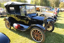 AMERICAN MADE: Just a handful of the Cuesta Crankers’ 63 Ford Model A’s are on display in this photo, captured at the club’s fifth annual “Model A Roundup” in October 2015. - PHOTO COURTESY OF CUESTA CRANKERS