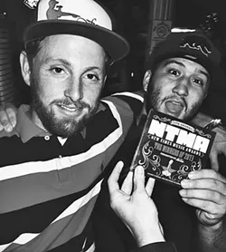 HIP-HOP HEROES: Local hip-hop stars James Kaye (left) and Wynn release new albums on April 9, at Tap It Brewing Co. - PHOTO COURTESY OF JAMES KAYE AND WYNN