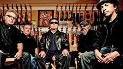 PUERTAS DE ORO: Rock, Tex-Mex, blues, folk, and Latin music heroes Los Lobos plays the SLO Mission Plaza in support of their newest album Gates of Gold on May 27. - PHOTO COURTESY OF LOS LOBOS