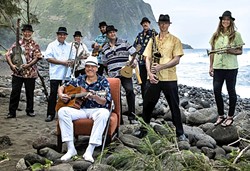 KINGS OF HAWAIIAN SWING:  Kahulanui will mix traditional Hawaiian and Big Band swing music on March 26, in Cal Poly&rsquo;s Spanos Theatre. - PHOTO COURTESY OF KAHULANUI
