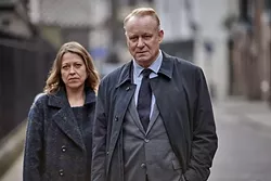 HAUNTED : Jackie “Stevie” Stevenson (Nicola Walker) and John River (Stellan Skarsgård) star in River, a police drama with a psychological twist. - PHOTO COURTESY OF BBC ONE