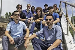 GET FIRED UP!: LA funk act Jungle Fire headlines the KCBX Holiday Funk & Folk Fest on Dec. 10 at the Fremont Theater. - PHOTO COURTESY OF JUNGLE FIRE