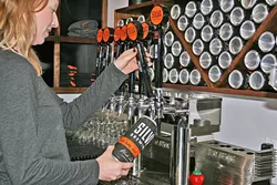WHAT’S ON TAP? : Silva Brewing Co. creates small batches of its crisp, balanced brews, so you’ll have to check back regularly to see what’s fresh. Right now, eight beers are flowing, including the popular Paso Pale, a modern American pale ale with pungent Simcoe hops; and the 525 Pine, a golden IPA with considerable aromatics. - PHOTO BY HAYLEY THOMAS CAIN
