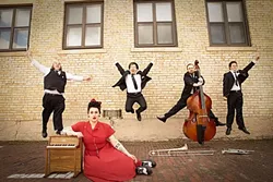 THAT VOICE : Davina & The Vagabonds will swing by SLO Brew Sept. 14, on their way to the Monterey Jazz Festival. - PHOTO COURTESY OF DAVINA & THE VAGABONDS