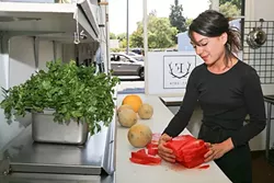 SIMPLY FRESH : Foremost Wine Company Executive Chef Julie Simon believes that good food isn’t complicated, and the best food helps you live well. - PHOTO BY DYLAN HONEA-BAUMANN
