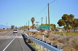 CUYAMA COMMUNITY: New Cuyama, a town of roughly 1,100 residents that gets its water from the Cuyama Community Services District, would be excluded by the proposed water district even though some say it taps into the same aquifer. - PHOTO BY DYLAN HONEA-BAUMANN