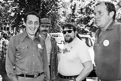 WELCOME TO THE TEXTBOOKS : LGBT activists like Harvey Milk (left), California’s first openly gay elected official, will be included in fourth grade history lessons this year. It’s part of a rewrite of social science curriculum approved by the State Board of Education this summer. - PHOTO VIA CREATIVE COMMONS/TED SAHL