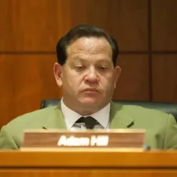 ‘YOU GET WHAT YOU SUPPORT’: In recent emails obtained by New Times, SLO County 3rd District Supervisor Adam Hill slammed local businesses for failing to financially support candidates, including himself. - FILE PHOTO BY STEVE E. MILLER