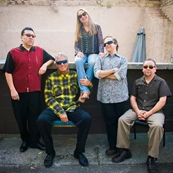 BRING THE BLUES: Rod Piazza and the Mighty Flyers play the SLO Vets Hall on Jan. 28, courtesy of the SLO Blues Society. - PHOTO COURTESY OF ROD PIAZZA AND THE MIGHTY FLYERS