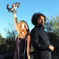 DYNAMIC DUO : Indie folk act Whitherward (Ashley E. Norton and Edward A. Williams) brings their eclectic sounds to the Morro Bay Wine Seller on Feb. 17. - PHOTO COURTESY OF WHITHERWARD