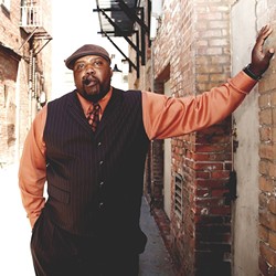 BIG VOICED BELTER:  Sugaray Rayford and his band headline the SLO Blues Society show this March 4 at the SLO Vets Hall. - PHOTO COURTESY OF SUGARAY RAYFORD