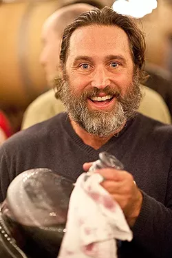 MEET THE GARAGISTES: Paso Robles winemaker JP French produces just 300 cases a year of his single lot label, JP III, but don’t call it a side project. Like more than 50 of his fellow winemakers, he pays painstaking attention to detail; blood, sweat, and tears go into each handcrafted bottle. - PHOTO COURTESY OF GARAGISTE FESTIVAL