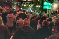 STANDING ROOM ONLY: Morro Bay’s The Siren was packed to the gills on June 3, for Dave and Phil Alvin and The Guilty Ones. - PHOTO BY GLEN STARKEY