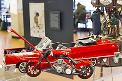 LIFELIKE: This model of a convertible car, Cruisin’, by incarcerated artist Cuong Tran is functional with doors and a hood that open. - IMAGE COURTESY OF ROBERT E. KENNEDY LIBRARY