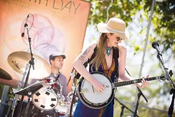 EARTH MAMA: Musician and activist Erin Inglish is one of several acts playing Earth Day, on April 22 at El Chorro Regional Park. - PHOTO COURTESY OF ERIN INGLISH