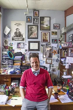 GROWING TOGETHER: Kevin Harris, who as a local kid acted in productions of shows like 'Evita' and 'A Chorus Line' going back to the ’90s, now serves as managing artistic director for the newly renamed SLO Repertory Theatre. - PHOTO BY JAYSON MELLOM