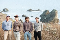 YOUNG MEN; OLD SOULS:  Steep Ravine, an amazing Americana roots and newgrass act, plays two SLOfolks shows this week: May 12, at Coalesce Bookstore; and May 13, at Castoro Cellars - PHOTO COURTESY OF STEEP RAVINE