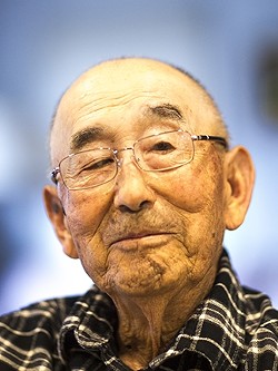 ROOTS:  Haruo Hayashi, a Japanese American farmer and internment camp survivor, still lives in the Arroyo Grande house he was born in 91 years ago. - PHOTO BY JAYSON MELLOM