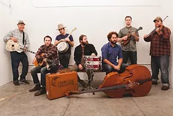 FOLK YEAH! : Moonsville Collective headlines the 10-act Central Coast Folk Festival on May 6, in Los Osos’ Red Barn. - PHOTO COURTESY OF MOONSVILLE COLLECTIVE
