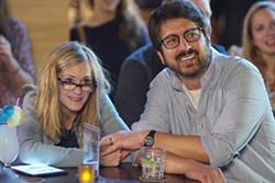 PARENTAL PROBLEMS Emily's parents, Beth (Holly Hunter) and Terry (Ray Romano), aren't sure about Kumail, but as he continues to visit the hospital during Emily's illness, they warm to him. - PHOTO COURTESY OF APATOW PRODUCTIONS