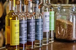 UPCYCLE THIS Known for their ability to transform premium grape juice into smashing good spirits, the Villicanas' plan to upcycle of Paso Robles' Fox Theatre makes sense. - PHOTO COURTESY OF RE:FIND SPIRITS