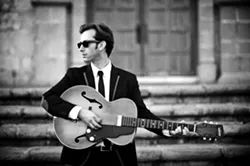 ONWARD PROGRESS Old school crooner Jody Mulgrew is one of three acts playing the San Luis Pop Festival at Mitchell Park on Aug. 6, brought to you by the SLO County Progressives and featuring music and political speakers. - PHOTO COURTESY OF JACOB MENDEZ