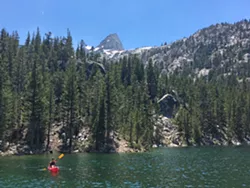SITTIN' PRETTY The fish in South Lake were biting all day long, whether they were being caught from a kayak, a pontoon boat, or from the shore. - PHOTO BY CAMILLIA LANHAM