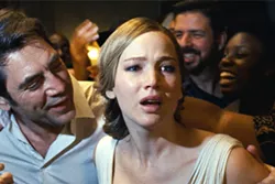 UNIVITED GUESTS A couple (Javier Bardem and Jennifer Lawrence) find their tranquil life disrupted by uninvited guests who arrive at their secluded house. - PHOTO COURTESY OF PROTOZOA PICTURES