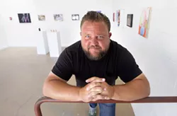 SMALL SPACE, BIG ART After closing the Left Field retail shop in May, owner Nick Wilkinson decided to keep the small gallery next door going. - PHOTO BY JAYSON MELLOM
