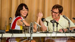 EQUALITY In the historical film, Battle of the Sexes, two tennis pros battle it out in their sport on the court and off in the midst of the fight for equality between men and women. - PHOTO COURTESY OF FOX SEARCHLIGHT PICTURES