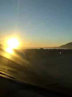 STUNNING My drive home from LA could not have been more gorgeous, with the sun dipping below the ocean horizon as I drove north through Ventura and Santa Barbara. - PHOTO BY PETER JOHNSON