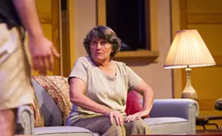 GRANDMA KNOWS BEST Vera (Erma Stauffer, pictured) suspects something is going on when her grandson, Leo, shows up at her doorstep late one night in 4,000 Miles. - PHOTO BY JAYSON MELLOM