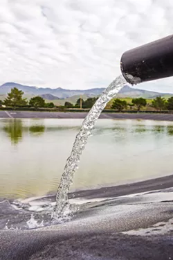 WATER RUMORS Cambria has been debating its sustainable water facility since 2014. - FILE PHOTO BY JAYSON MELLOM