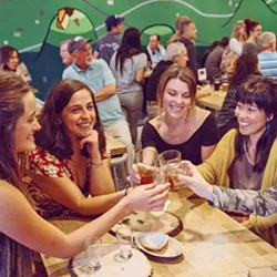 TOP OF THE MOUNTAIN 7Sisters Brewing Company located on Tank Farm Road is the new place for eco-conscious brews and locally sourced snacks. - PHOTO COURTESY OF 7SISTERS BREWING CO.